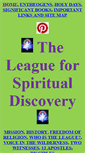 Mobile Screenshot of leagueforspiritualdiscovery.org